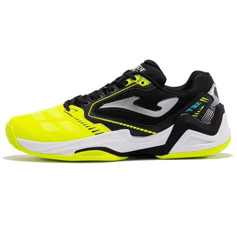 Joma T Set Men Clay Court Tennis Shoes ( Black Lemon Flour) – Sportswing.in