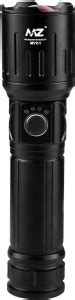 MZ M981 (ZOOMABLE METAL LED )5 Modes Flashlight, Super Bright 150W ...