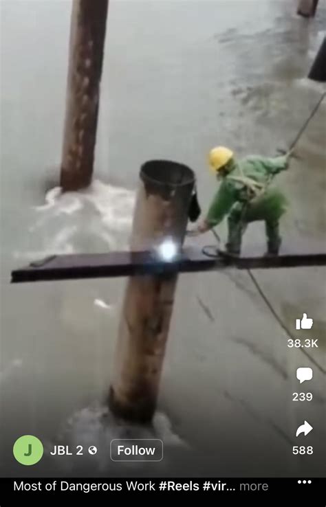Dangerous welding job : r/Welding