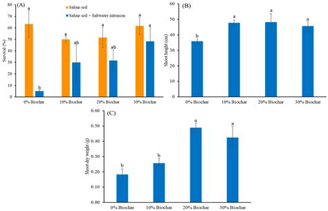 Biochar Mitigates Combined Effects of Soil Salinity and Saltwater ...