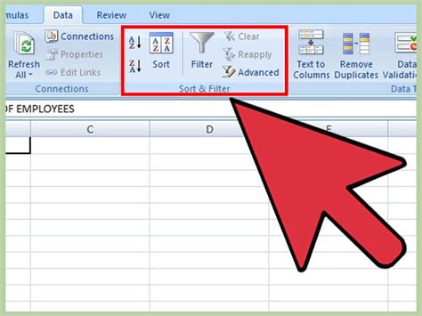 Image result for Excel Sort Alphabetically Formula