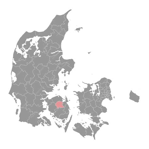 Premium Vector | Odense Municipality map administrative division of Denmark Vector illustration