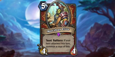 YiBenDao Reveals a New Forged in the Barrens Warrior Card - Mor