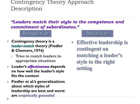 Image result for Contingency theory Overview