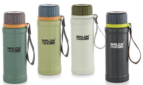 NIRLON Vacuum Insulated Stainless Steel Double Wall Flask Water Bottle ...