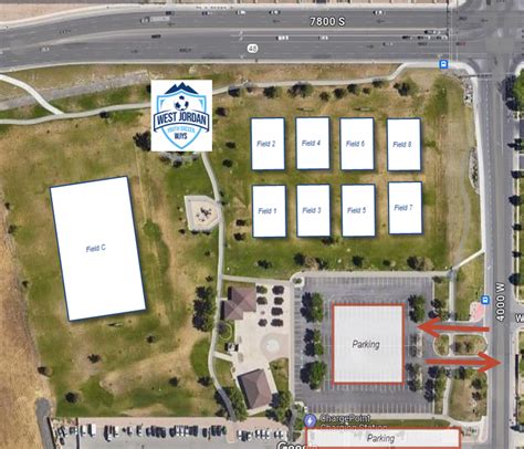 West Jordan Soccer Complex Maps