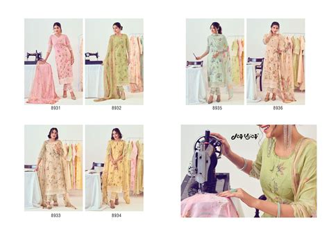 Bunaai Jay Vijay Pure Cotton Embroidery Pant Style Suits – Kavya Style Plus