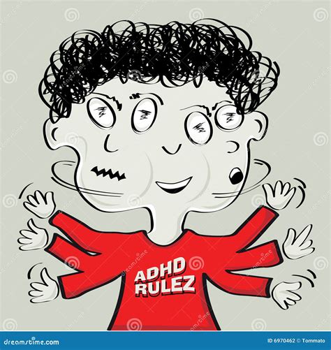 Adhd boy stock vector. Illustration of hatred, little - 6970462
