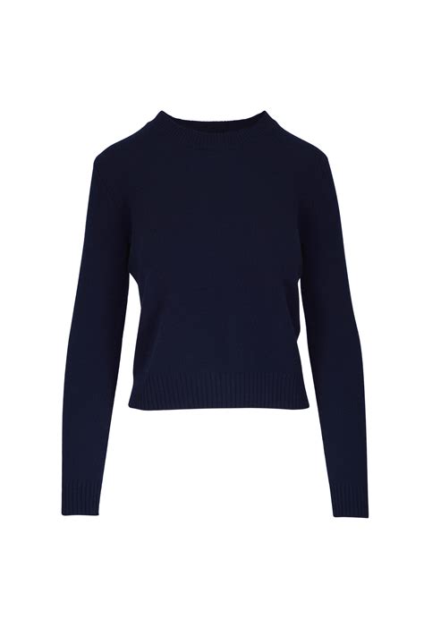 Lisa Yang - Mable Navy Cashmere Sweater | Mitchell Stores