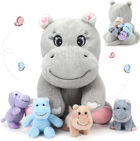 Amazon.com: HyDren 5 Pieces Gifts for Christmas Kids Boys Girls Hippo ...