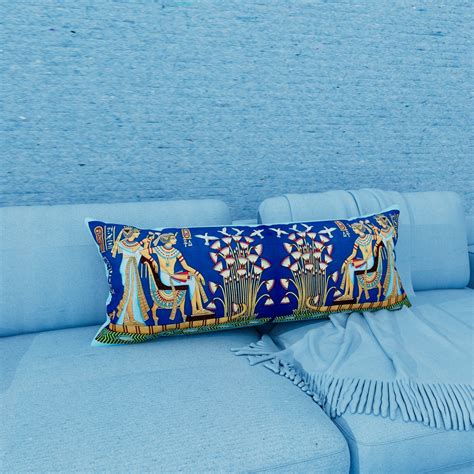Sacred Blue Lily of Nile Lumbar Cover – Vagabode