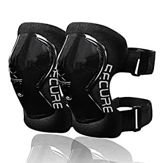 JASPO Secure Hybrid Knee Pad/ Knee Guards for Skating, Cycling ...