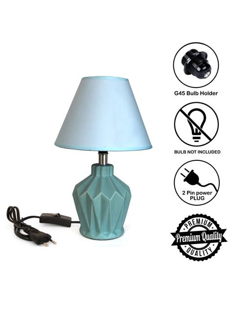 Buy | Multicoloured Bedside Table Lamp with Shade | Tied Ribbons