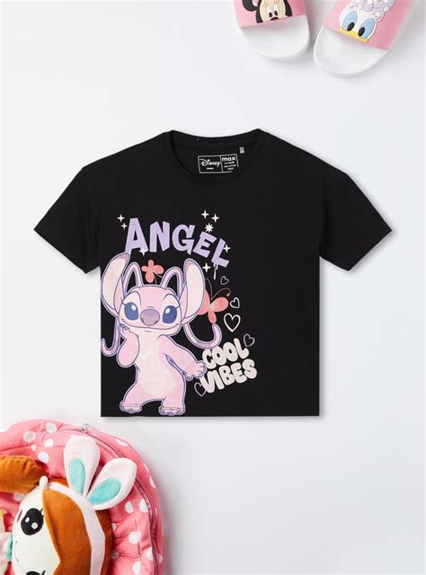 Buy Girls Lilo & Stitch T-shirt Online at just Rs. 399.0 ...
