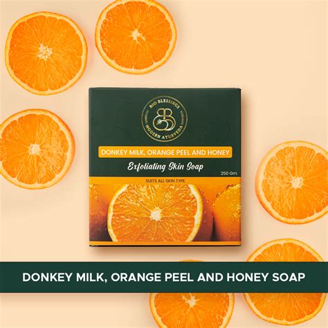 Donkey Milk Orange Peel and Honey Soap (Pack of 2) – Bio Blessings