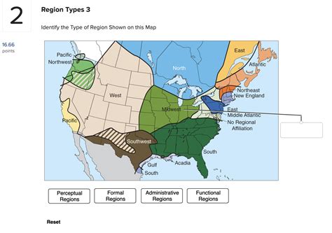 Solved Identify the Type of Region Shown on this Map | Chegg.com