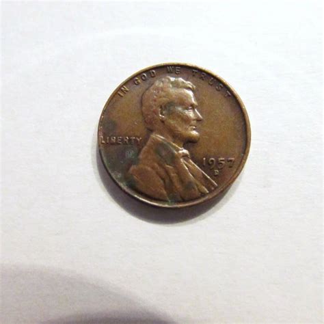 1957 Wheat Penny Value: are "D", No mint mark worth money?