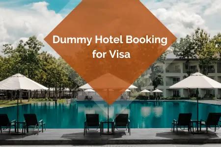 Dummy hotel booking for visa | Fake hotel booking confirmation