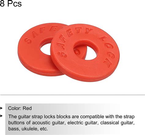 Buy MECCANIXITY Strap Blocks Silicone Rubber Strap Block Red, for ...