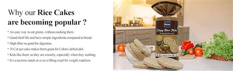 HAIM Organic Crispy Rice Thick Wholegrain Brown Rice Cakes with ...