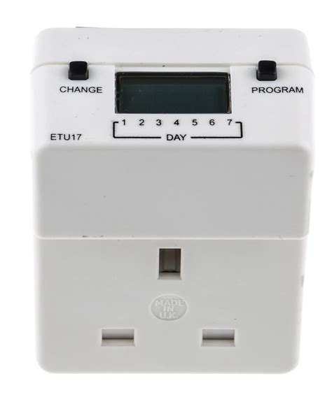 ETU17 Timeguard | Timeguard Digital Plug In Timer | 210-5680 | RS