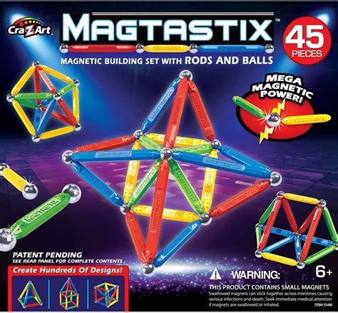 CRA-Z-Art Magtastix Balls & Rods Building Kit (45 Piece) : Amazon.in ...
