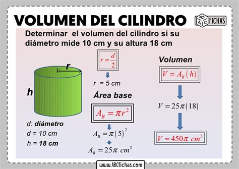 Formula Para Calcular El Volumen En Litros De Un Cilindro