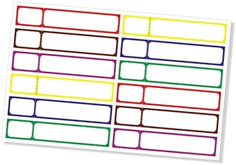 PG Creations 108 Pieces Office File Naming Stickers, Medium Size Labels ...