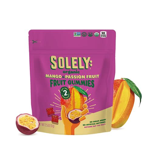 Organic Mango Passion Fruit Gummies – Solely