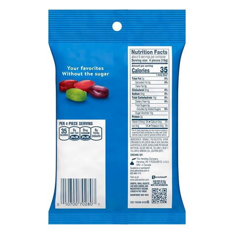 Jolly Rancher Nutrition Label | Besto Blog