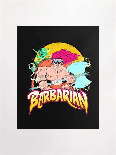 Dark Fantasy Barbarian - Poster (16x20) | Dungeon Soup