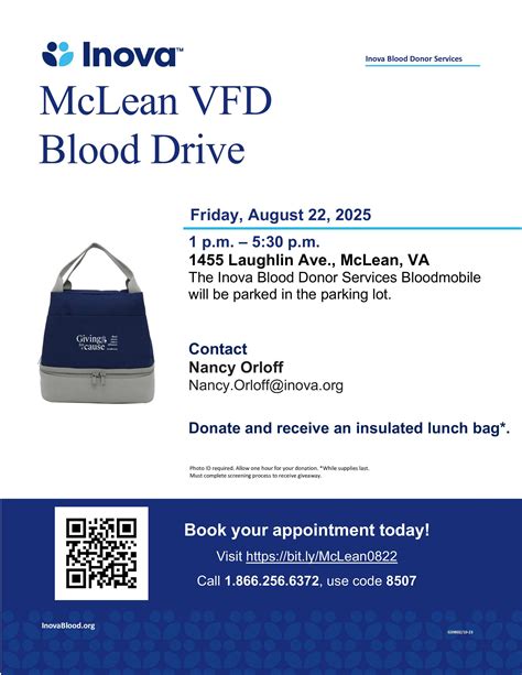 Aug 22 | MVFD-Inova Blood Drive | Falls Church, VA Patch