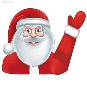 CLAPON Funny Windscreen Wiper Santa Claus Reflective 3D Design Graphics ...