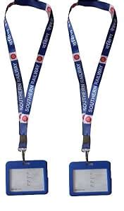 Southern Railways ID Card tag with Blue Plastic Card Holder(Set of 2 ...