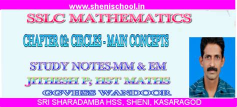 SHENIBLOG: SSLC MATHEMATICS- CHAPTER 02- CIRCLES- MAIN CONCEPTS-MM AND EM