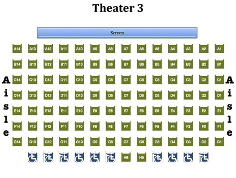 Seat Maps – Century Square Luxury Cinemas