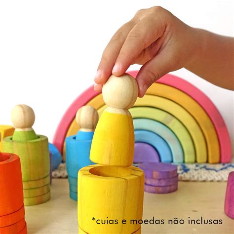 Auris com 3 Colorido - Peg Dolls | Elo7 Produtos Especiais