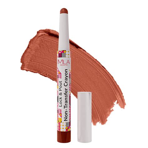 Lock & Pout Non Transfer Matte Finish Lip Crayon