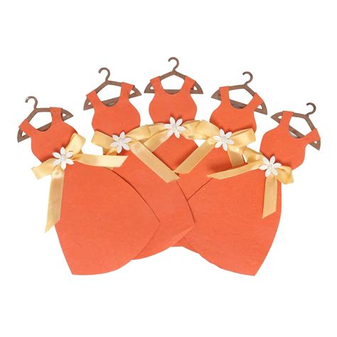 SURPRISE SOMEONE Hand Made Orange Card with Small Wooden Hanger for ...