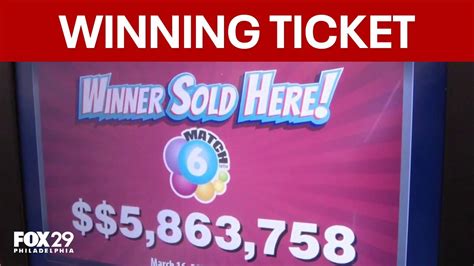$5.8M lottery ticket sold at Sunoco in Wynnewood | FOX 29 Philadelphia