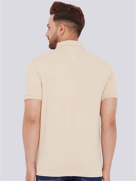 Beige Polo T-shirt - Besick