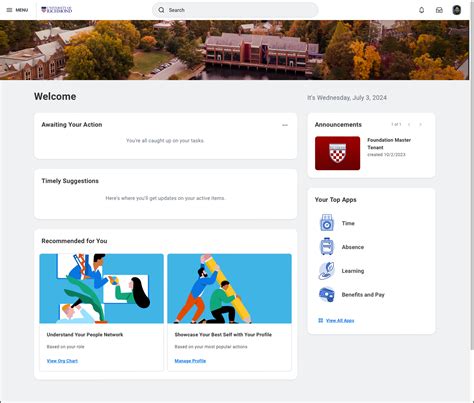 Workday: A First Look - workday - University of Richmond