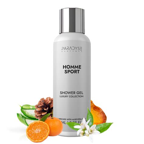 Homme sport Body Wash for Women | Citrus Aquatic Scent | Moisturizing