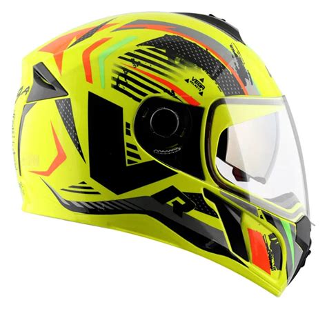 Vega Ryker D/V Attic Neon Yellow Black Helmet | Shop Helmets at ...