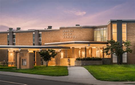 Halls High School Exterior Upgrades – Lewis Group Architects