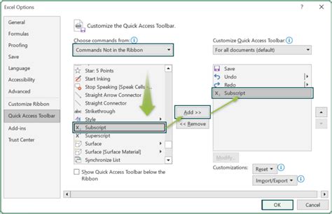 Subscript Excel Hot Key 的图像结果