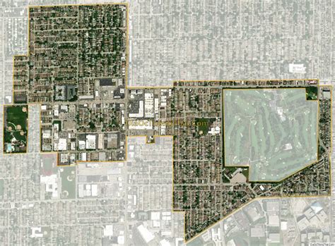 Map of Harwood Heights village - Thong Thai Real