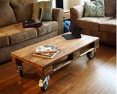 Pallet Coffee Table Wheels by 45 Easiest Diy Projects With Wood Pallets Pallet Coffee Table Wheels