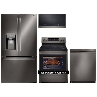 Black Stainless Steel Kitchen Appliance Packages | Lowe's