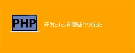 开发php有哪些中文ide_开发php的中文ide有哪些-PHP问题-PHP中文网